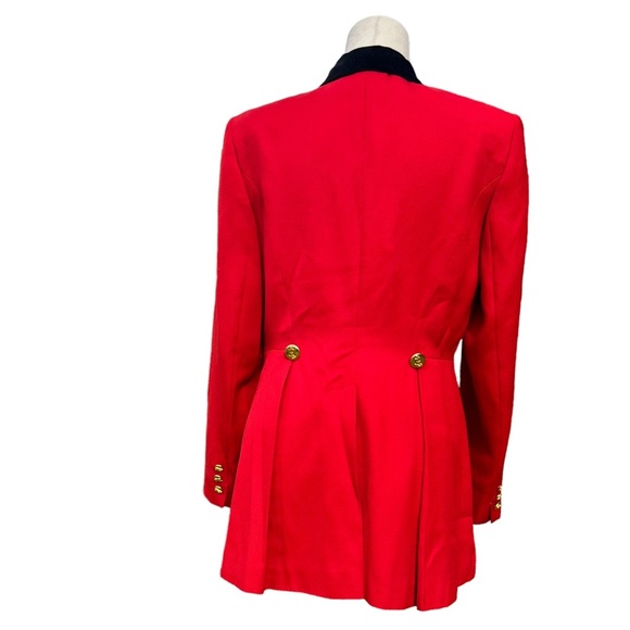 VINTAGE RALPH LAUREN RED EQUESTRIAN RIDING JACKET/ BLAZER Size 8 - Picture 8 of 13